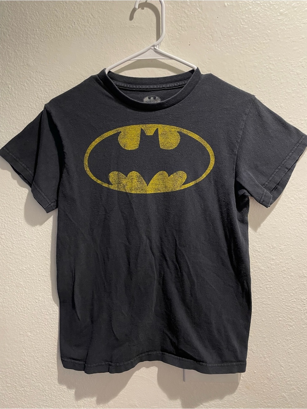 DC Comics Batman Distressed Logo Graphic T-Shirt - Black, Unisex